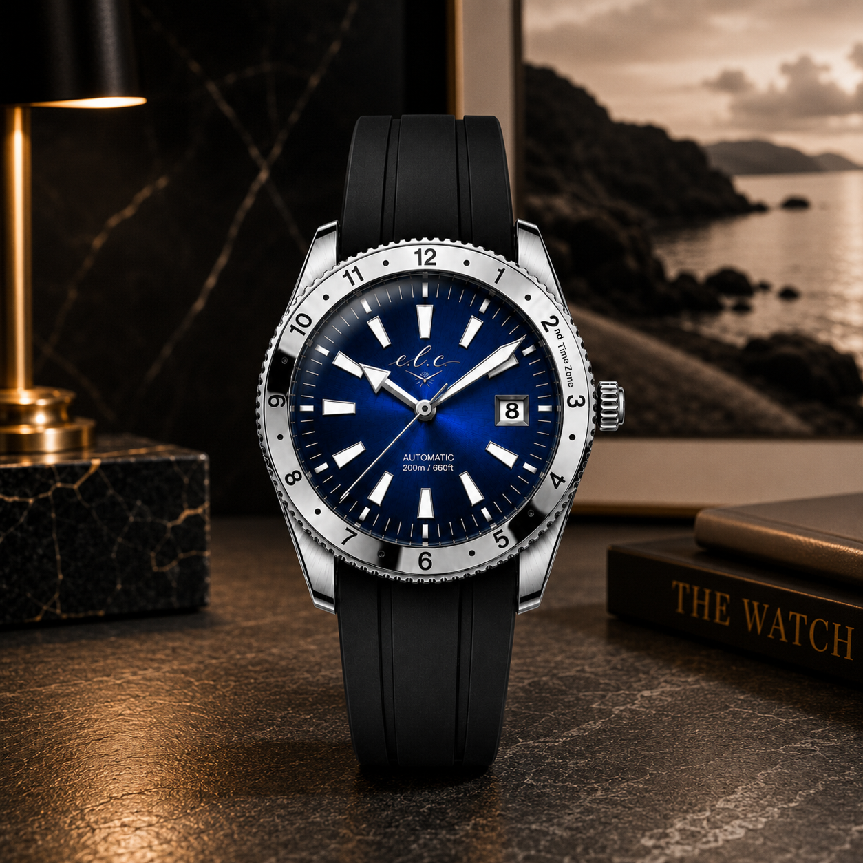 Riviera Signature – Silver Azur 40mm