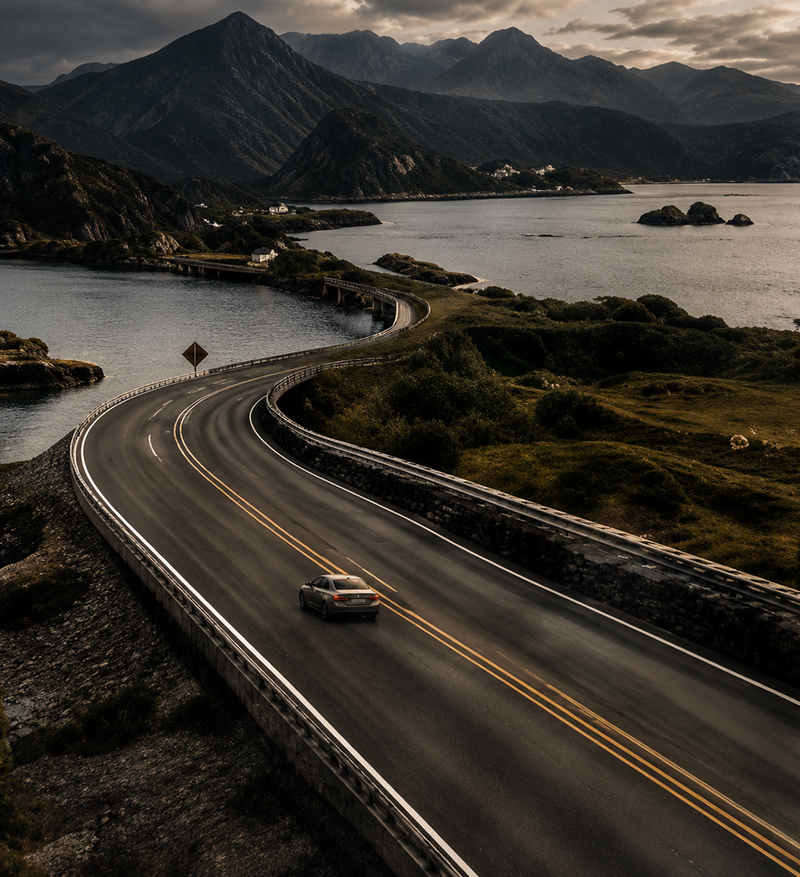 Luxury watch collection lifestyle inspired by mountain roads