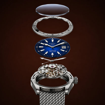 Riviera Signature – Silver Azur 40mm