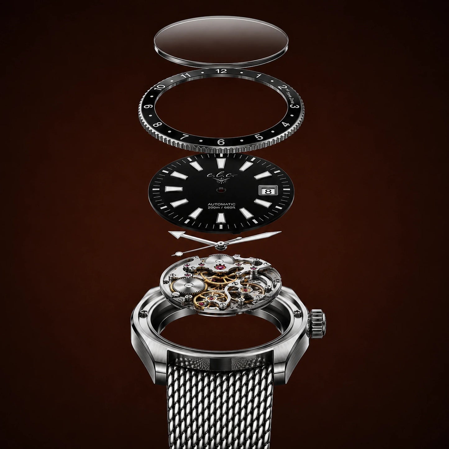 Riviera Signature – Silver Azur 40mm