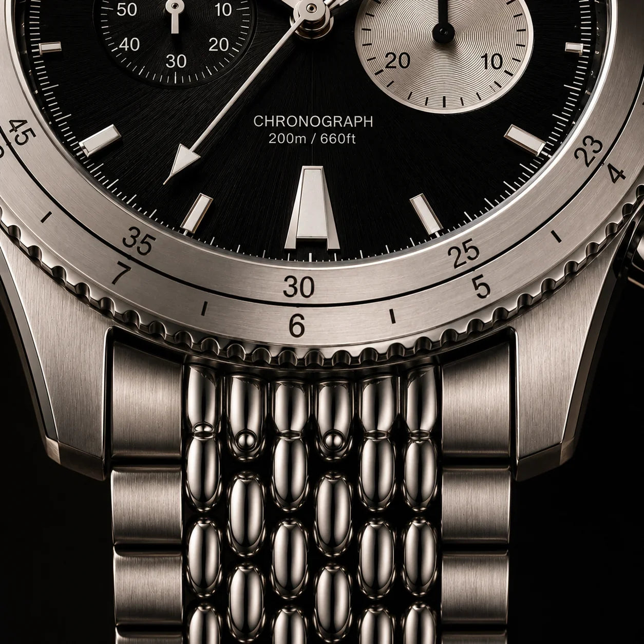 Riviera Chronograph – Panda Black Pearl 40mm