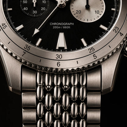 Riviera Chronograph – Panda Black Pearl 40mm