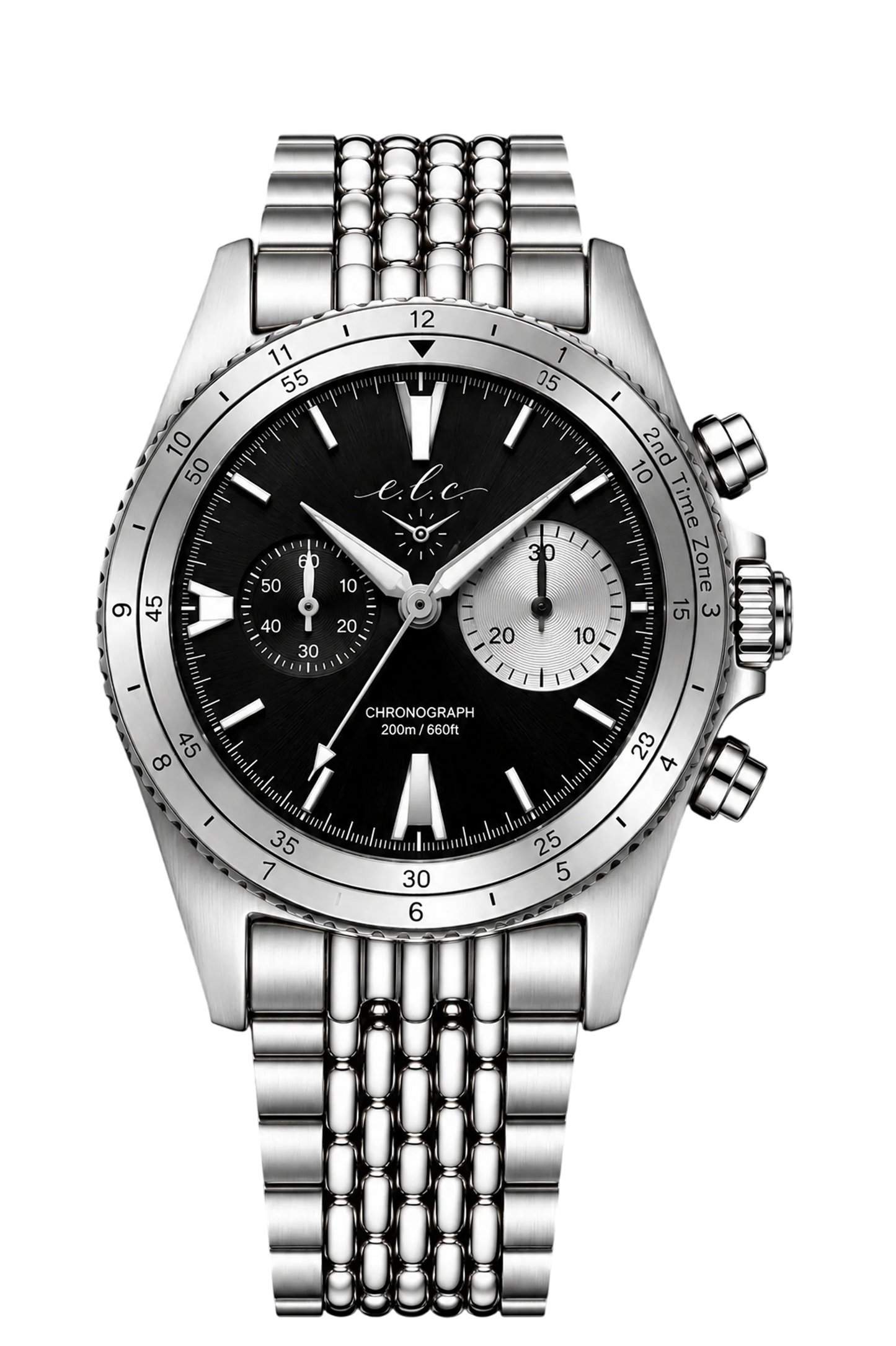 Riviera Chronograph – Panda Black Pearl 40mm