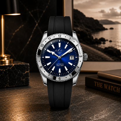 Riviera Signature – Silver Azur 40mm