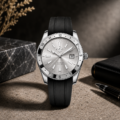 Riviera Signature – Silver Azur 40mm
