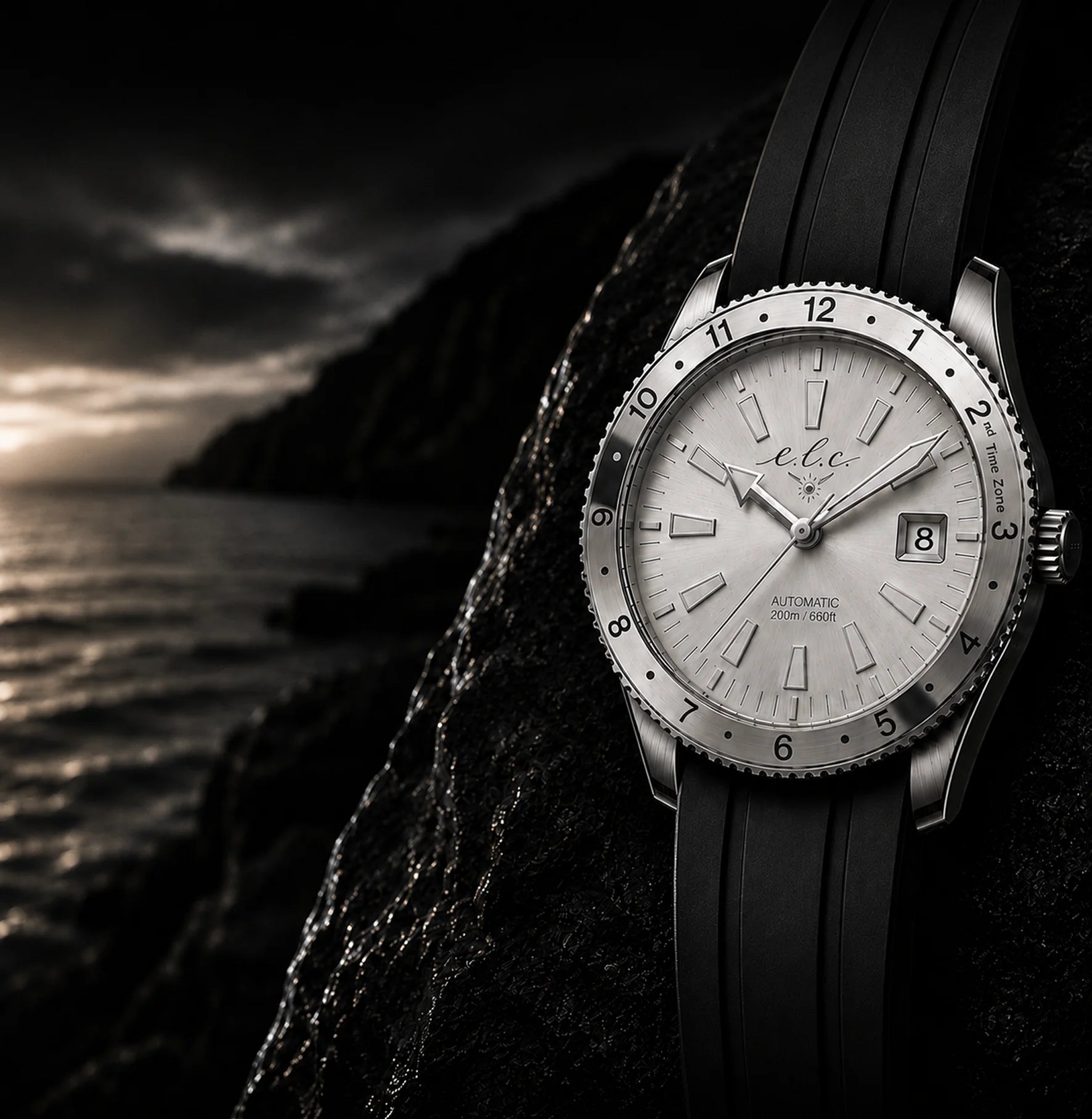 E.L.C. Riviera Signature silver watch early access
