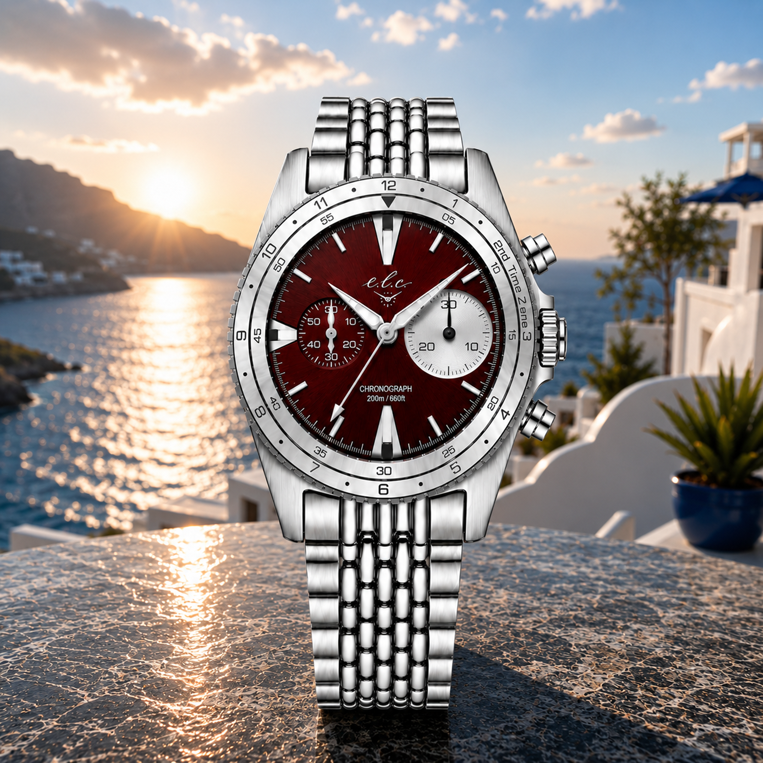 Riviera Chronograph – F1 Red Black Pearl - 40MM