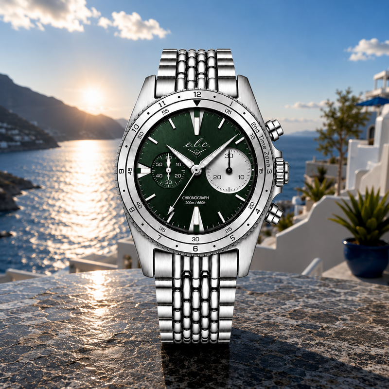 Riviera Chronograph – Green Master 40mm