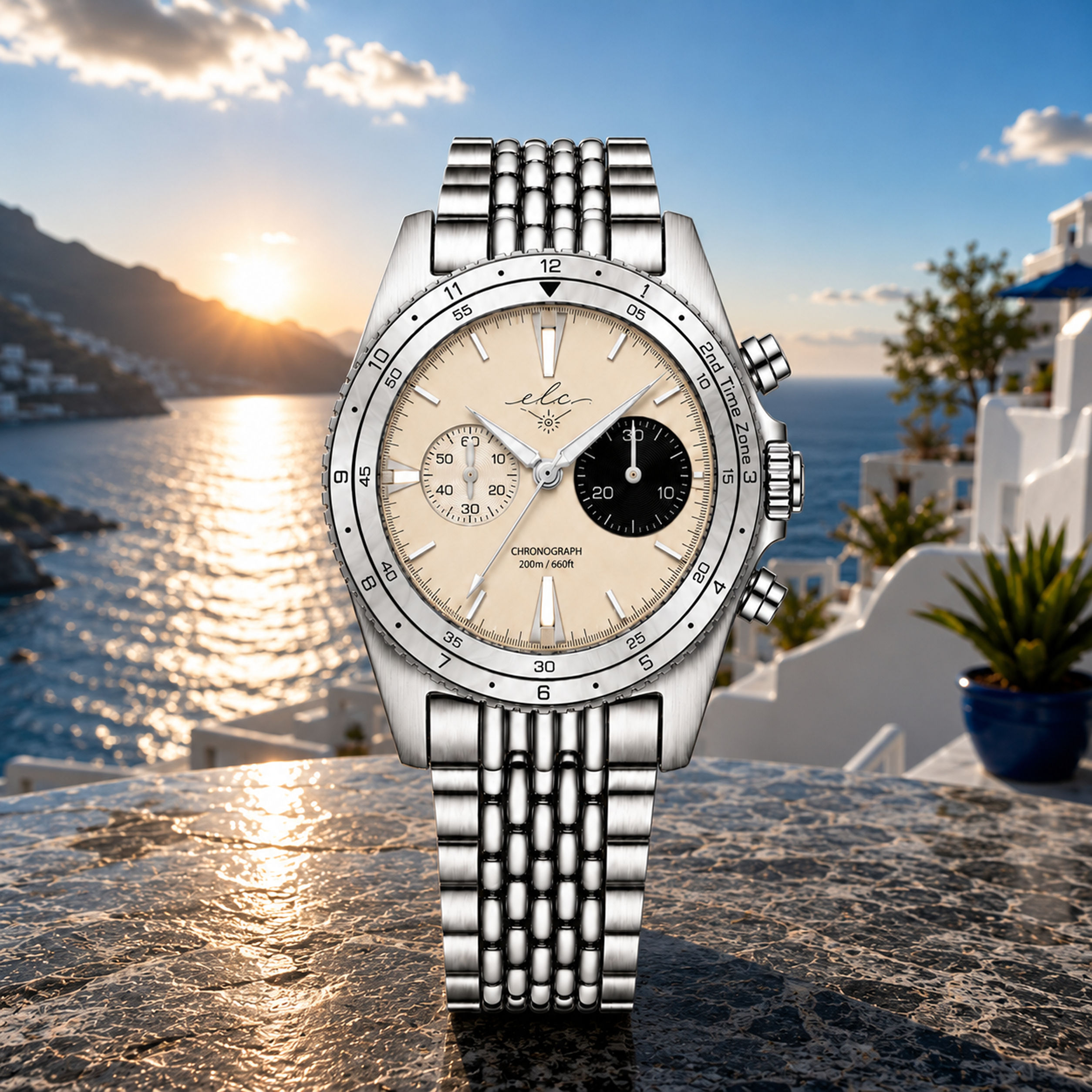 Riviera Chronograph – Pearl - 40MM