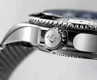 E.L.C. Riviera Signature 40mm stainless steel watch case with brushed and polished finishes