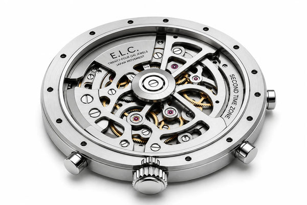 E.L.C. watch movement representing production beginning in 2022