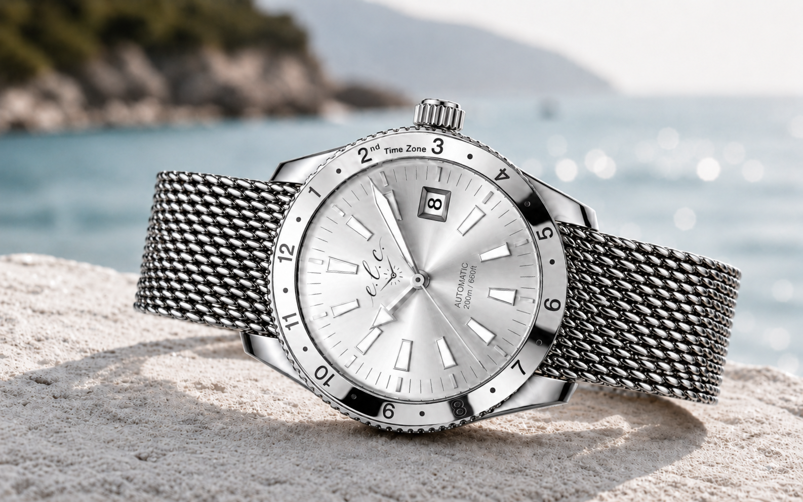 E.L.C. Watches luxury watch inspired by the French Riviera lifestyle