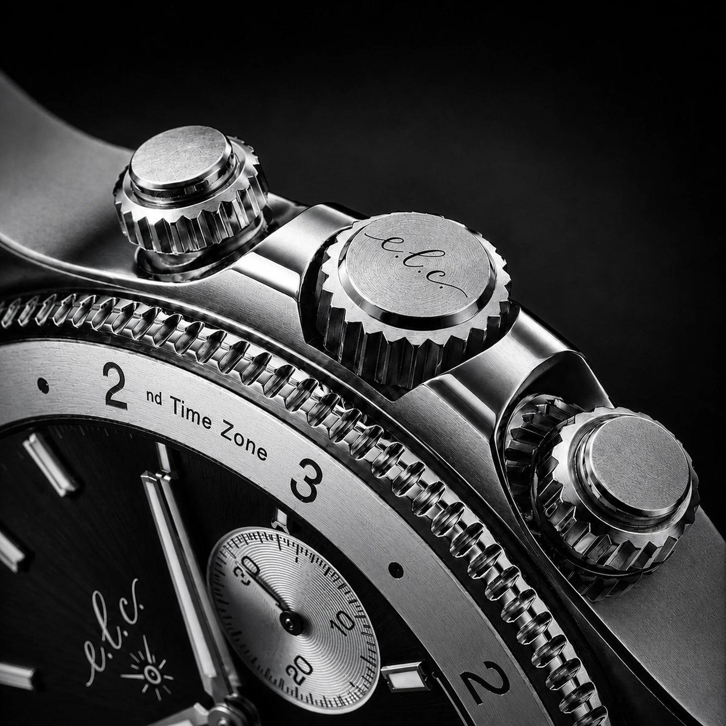 Riviera Chronograph – Panda Black Pearl 40mm