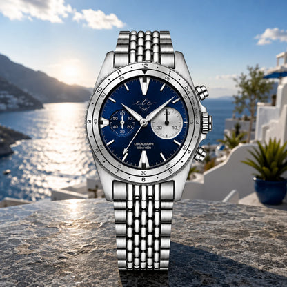 Riviera Chronograph – Panda Black Pearl 40mm